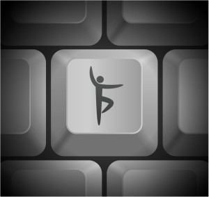 Ballet Icon on Computer Keyboard